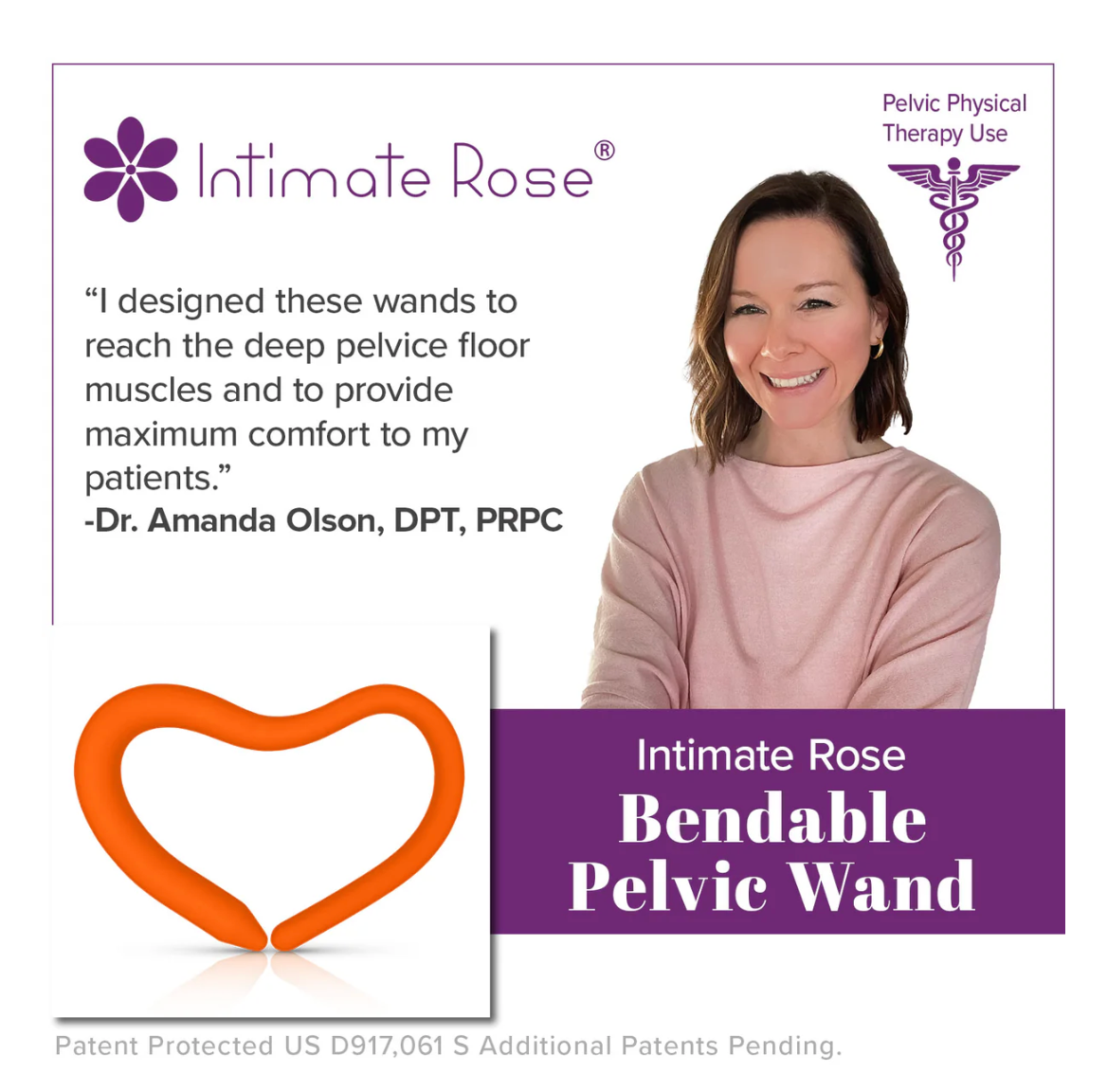 Intimate Rose Bendable Pelvic Wand