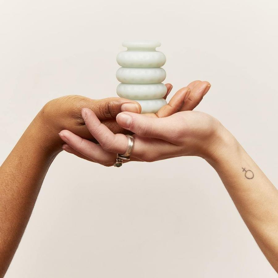 Oh Nut stackable cock rings for pain during sex, vaginismus, endometriosis, and pelvic pain.