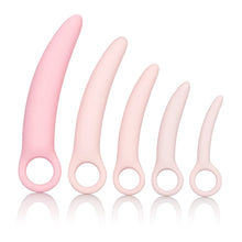 Load image into Gallery viewer, Calexotics Inspire set of 5 graduating silicone vaginal dilators in varying shades of peach and pink. - BodyGrá specialises in sexual health products for people in Ireland experiencing pain during sex for conditions such as vaginismus and endometriosis as well as cancer treatment and gender affirming surgery.