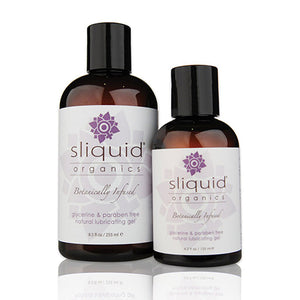 Bottles of Sliquid Organics Natural Gel Lubricant for vaginismus and pelvic pain treatment in Ireland - Body Grá